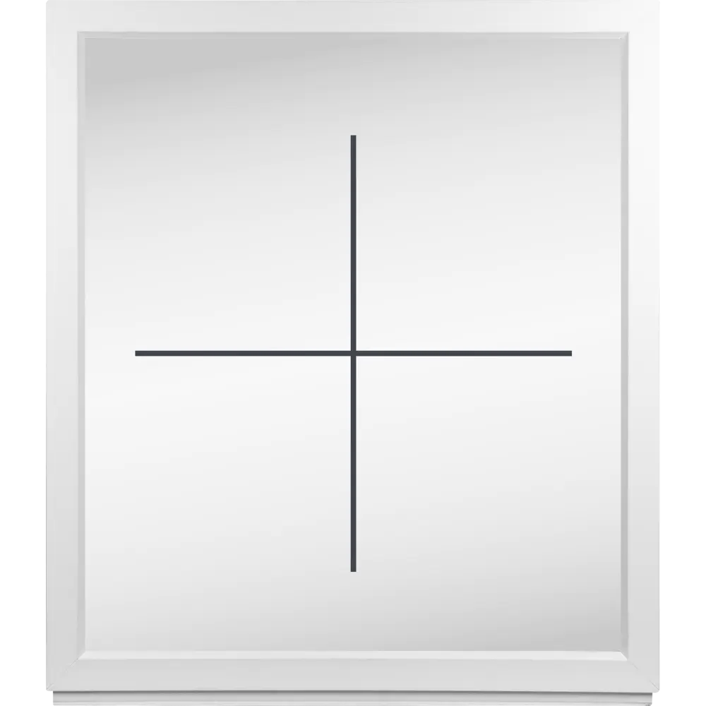 Окно пластиковое ПВХ Deceuninck глухое 1160x1000 мм (ВxШ) однокамерный стеклопакет белый/белый STLM-2060334