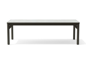 Прямоугольный садовый стол из алюминия и Dekton®