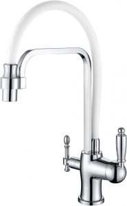 Смеситель ZorG Sanitary ZR 342-8 YF для кухонной мойки, хром