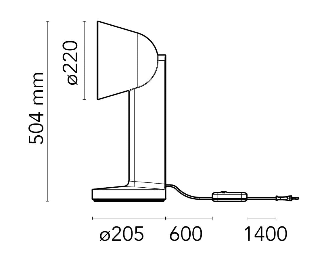 Керамическая светодиодная настольная лампа In Stock Flos ARCH-00048911 - Вид №5