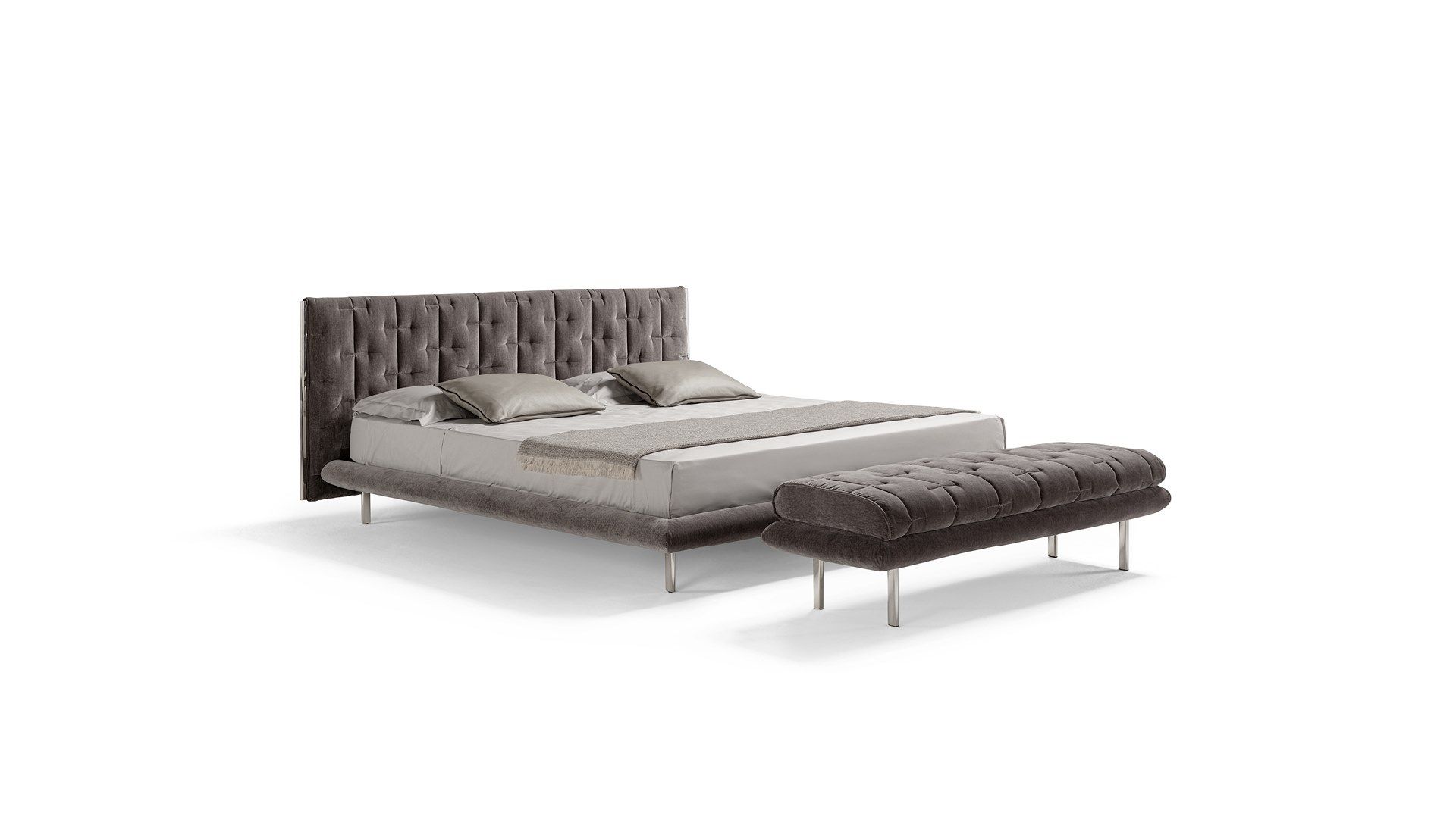 Мягкая скамейка из ткани Max Divani Muzzle ARCH-00112122 - Вид №1