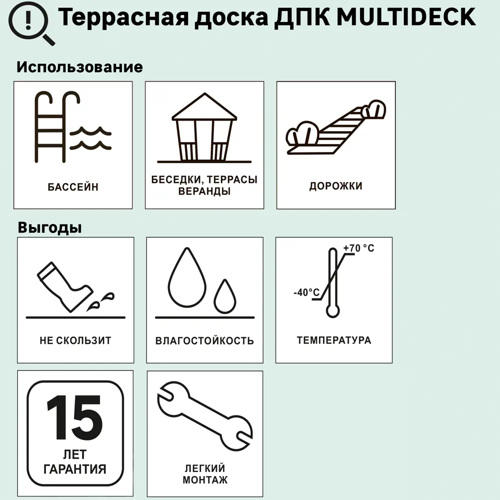Террасная доска ДПК MultiDeck цвет Кварц 3000x140x22 мм. Вельвет 0.42 м² 85473640 STLM-2175647 МУЛЬТИДЕК  - Вид №12