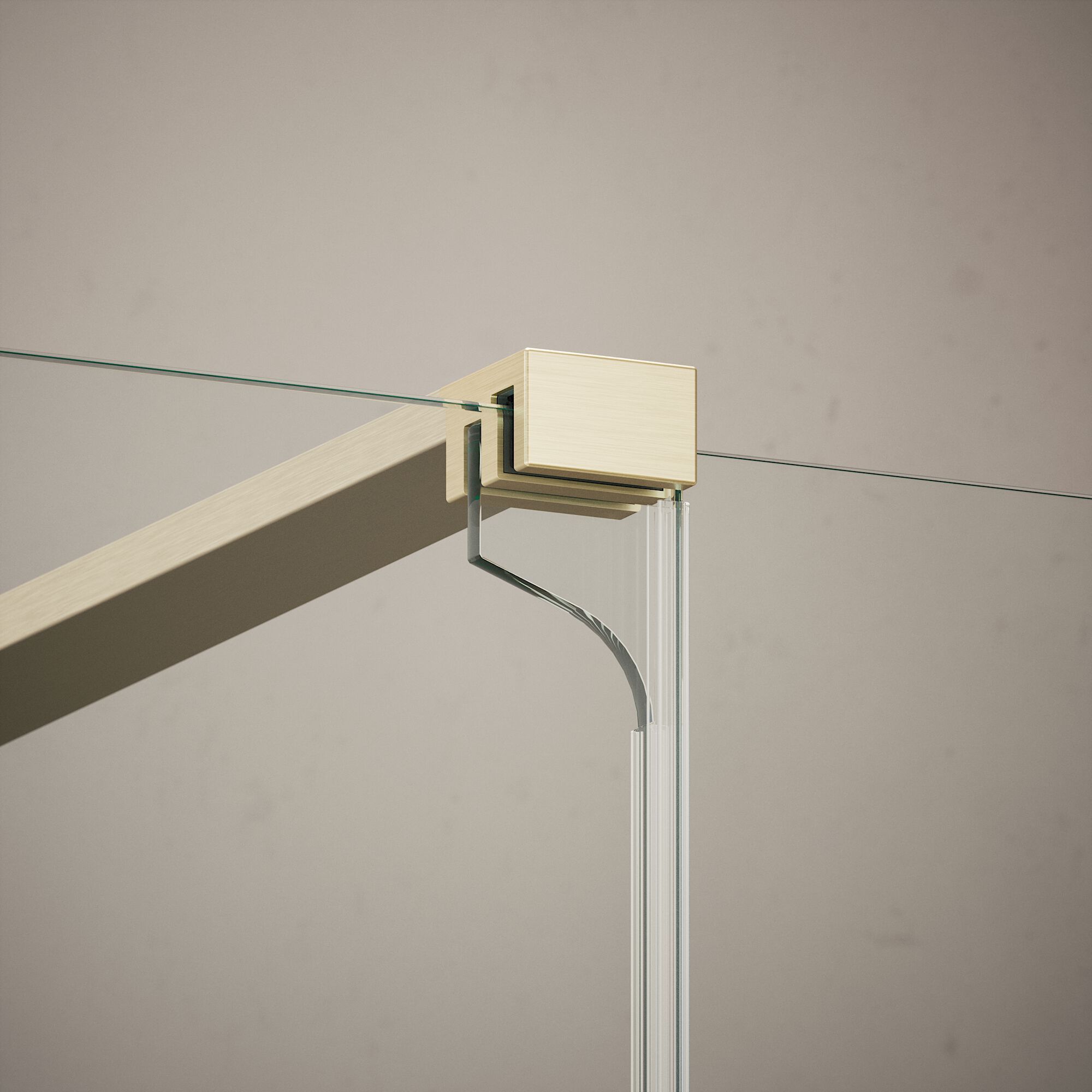 Стеклянная душевая кабина с раздвижной дверью Provex Industrie S-Lite ARCH-00064650 - Вид №1