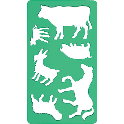 074905400000 шаблон зверей 127 x 253 мм в пакете Конь KOH-I-NOOR Hardtmuth 