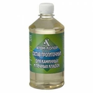 Состав пропиточный для каминных и печных кладок 0,5 л Атом-Колор