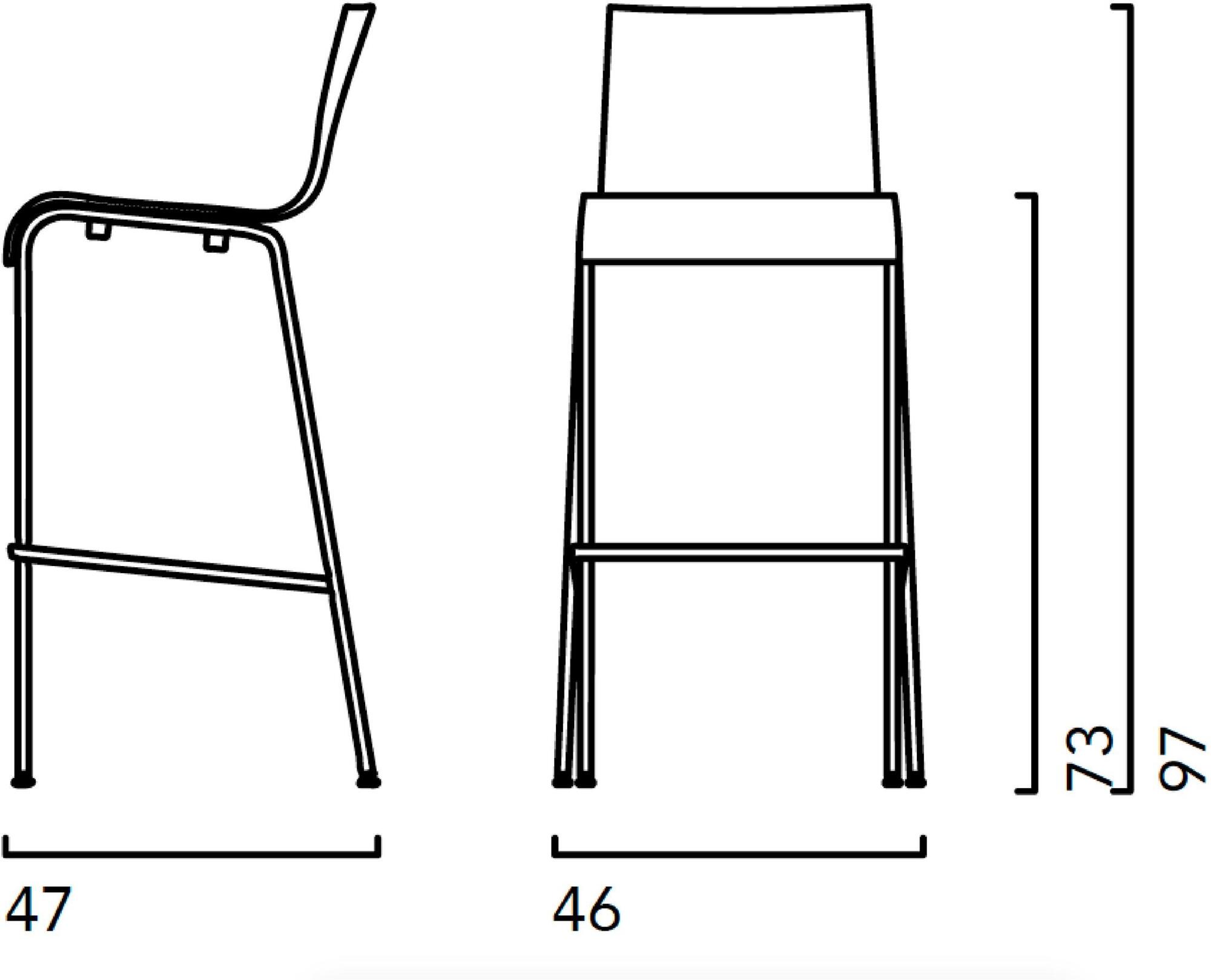 Crassevig Штабелируемый стул Asia sun-id-1428068 - Вид №2