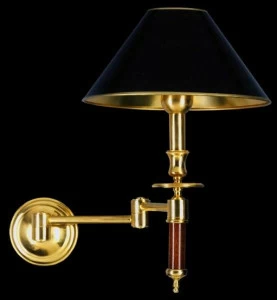 Tisserant Бронзовый настенный светильник с гибким кронштейном Antibes