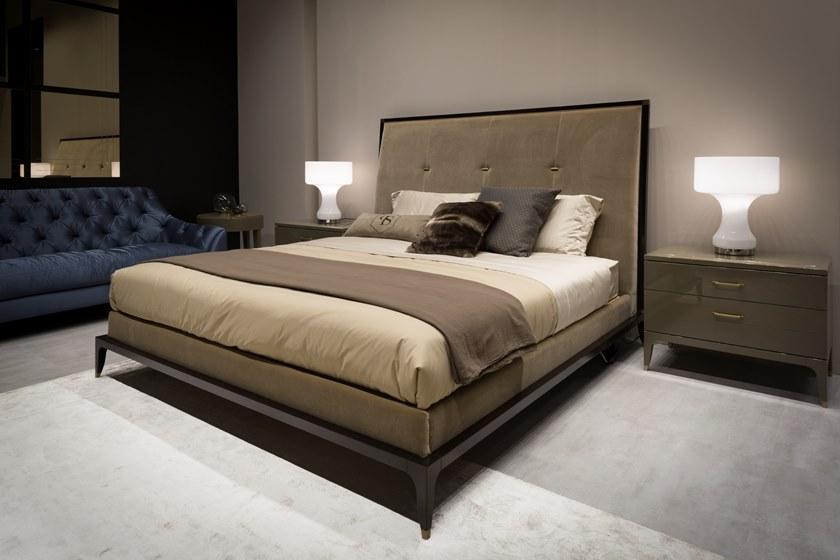 SELVA Кровать king size из ткани с мягким изголовьем Delano 2171  - Вид №4