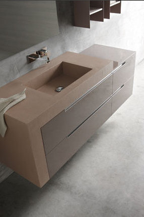 IN03 INDICE Комплект мебели для ванной комнаты 155+25 см ARDECO Ardeco S. R. L 42799 - Вид №1