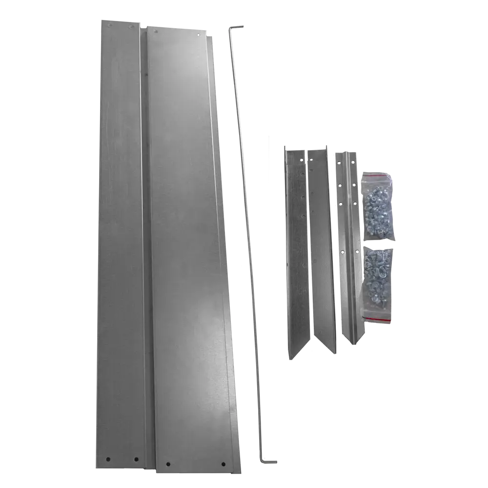 Высокая грядка 70x26x200 см v364 л металл серый 89094993 STLM-2085645 Santreyd  - Вид №1