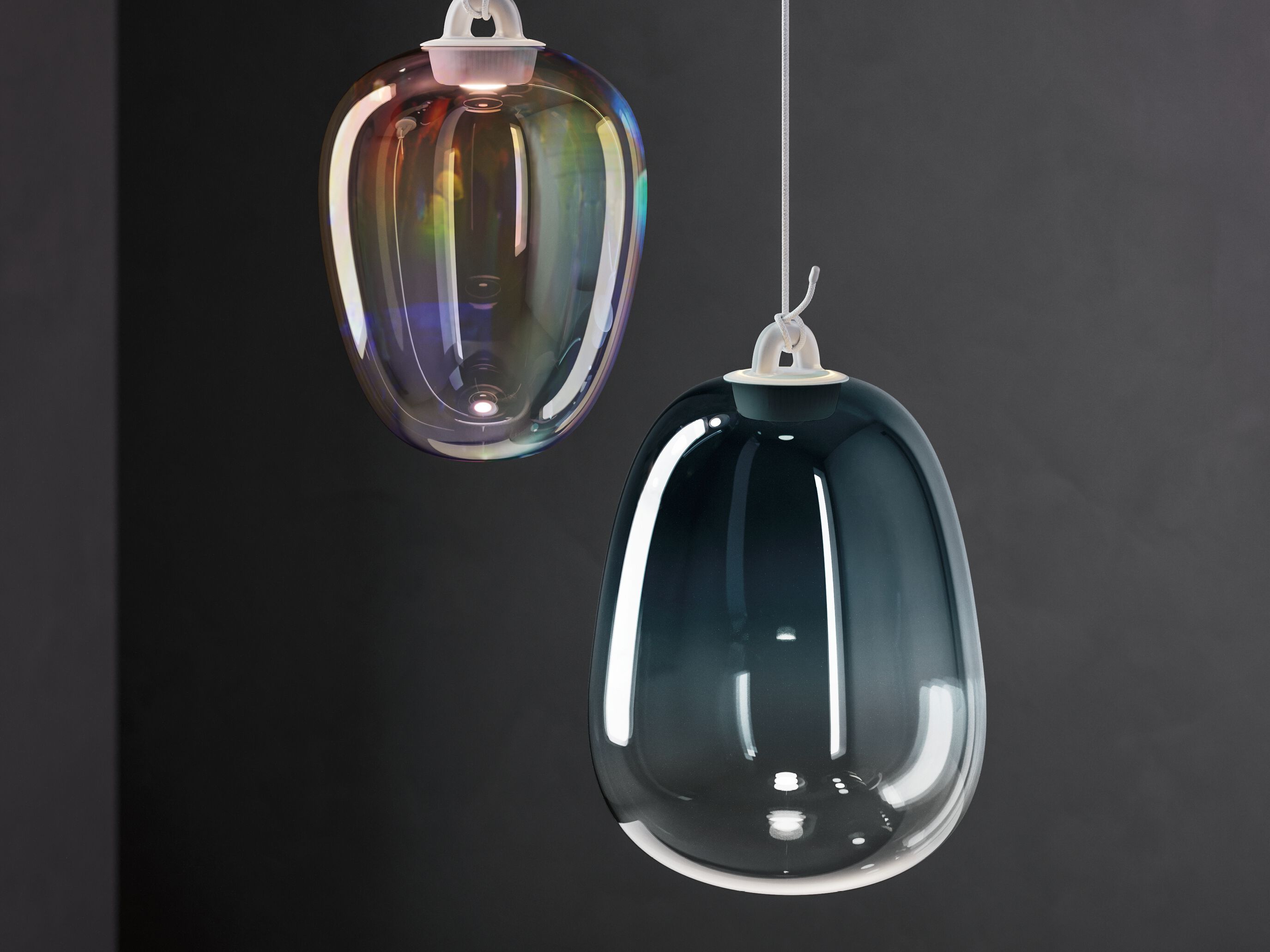 Выдувное стекло светодиодный подвесной светильник Lodes OBLÒ ARCH-00153261