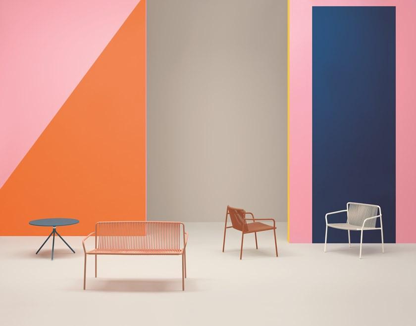 Pedrali 2-х местный диван из стали и ПВХ Tribeca 3666 - Вид №3