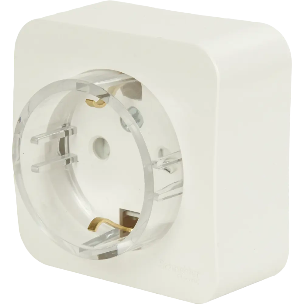 Розетка накладная Schneider Electric Blanca Компакт с заземлением цвет белый 86720936 STLM-2146223 SYSTEME ELECTRIC - Вид №1