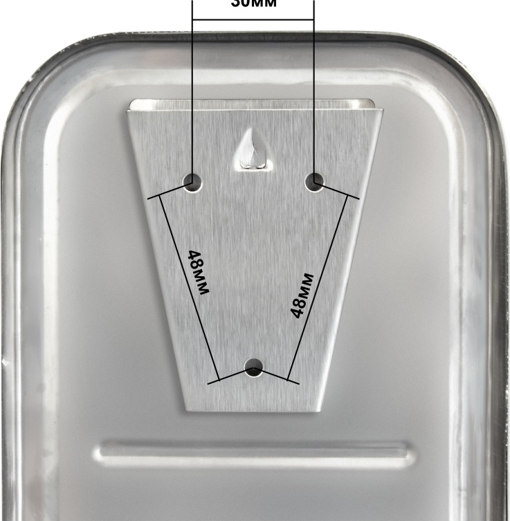 1402.098 Дозатор для жидкого мыла из нерж стали антивандальный 8605 PUFF  - Вид №7