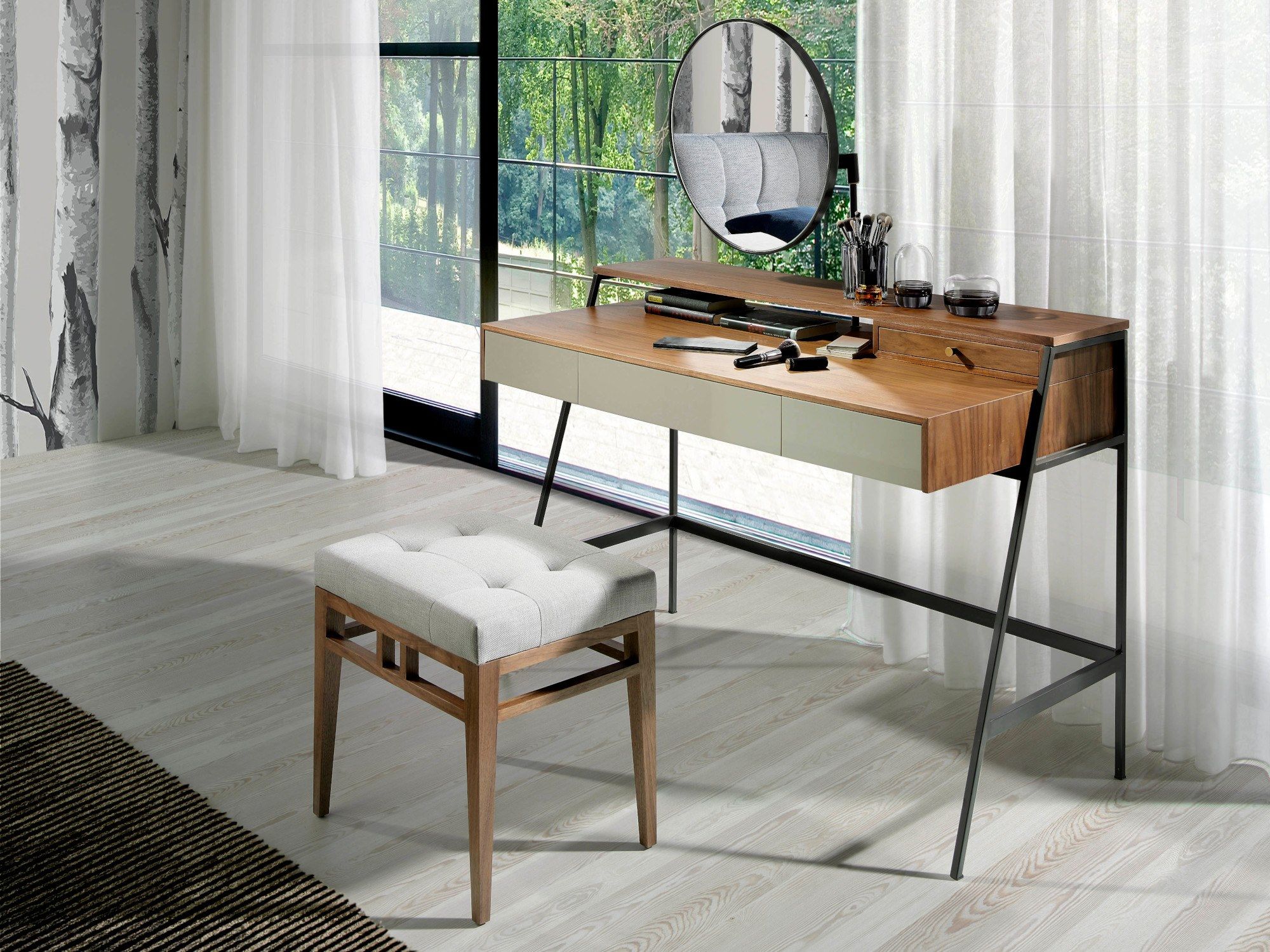 Мягкий стул с низким деревянным Капитоном Angel Cerda Loft Tendencia ARCH-00104945 - Вид №1