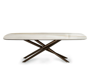 Прямоугольный керамический стол