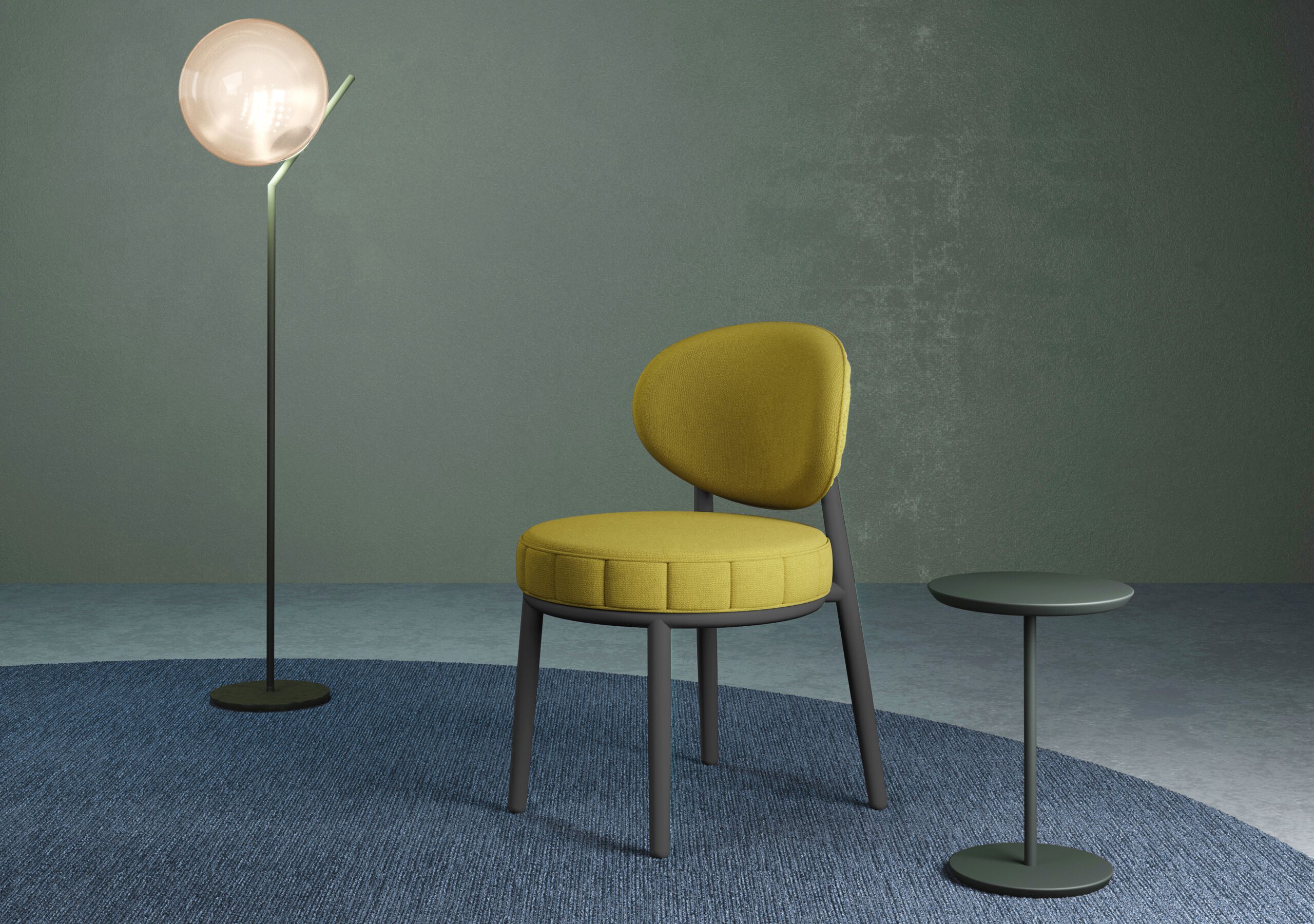 Мягкий стул из ткани JOB’S Daisy ARCH-00137124 - Вид №5