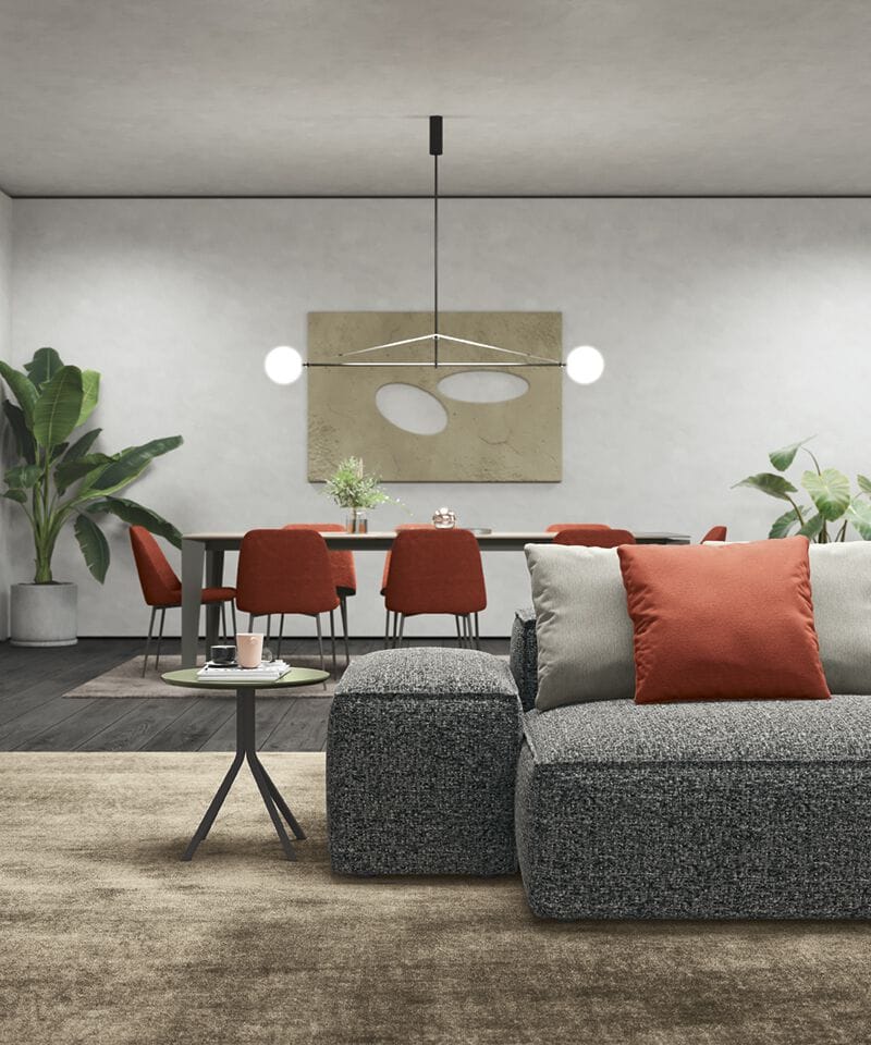 Модульный тканевый диван Febal Casa подпись ARCH-00065356 - Вид №8