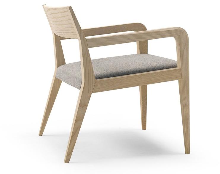 Billiani Кресло из ясеня с подлокотниками Aragosta sun-id-1414258 - Вид №2