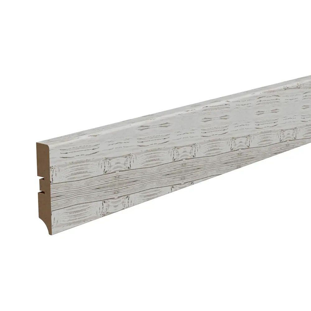 Плинтус напольный МДФ «Северная сосна» прямой высота 80 мм длина 2.05 м КРОНОПРОФИЛЬ STLM-2015017