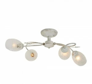 Потолочная люстра IDLamp Julia 874/4PF-Whitepatina IDLAMP JULIA 182902 -