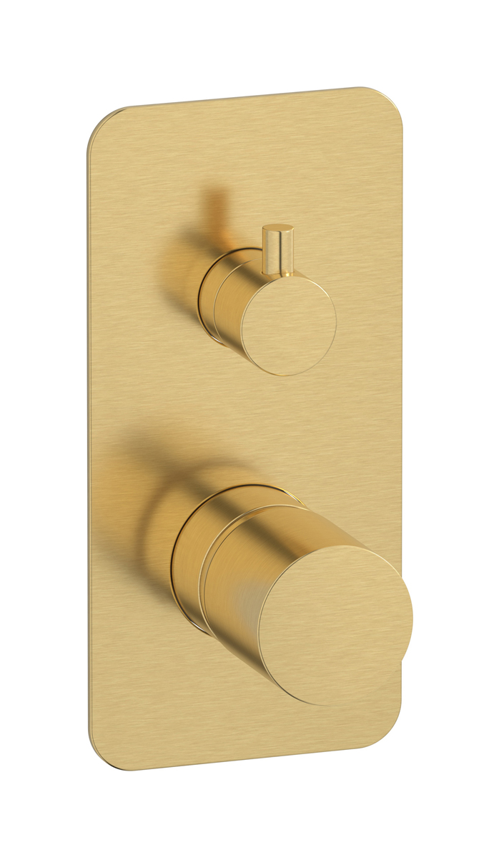 Встроенный смеситель для душа с двухходовым дивертером WE ARE IB rr310os Brushed Gold Brera