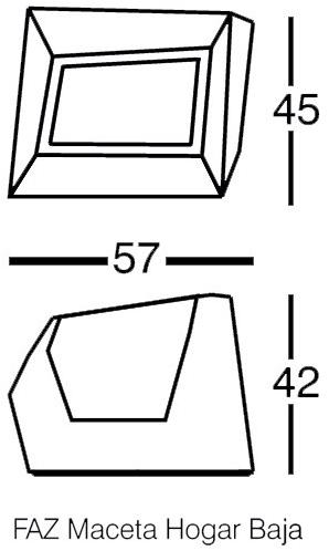 VONDOM Полипропиленовый садовый горшок Faz sun-id-1407784 - Вид №7