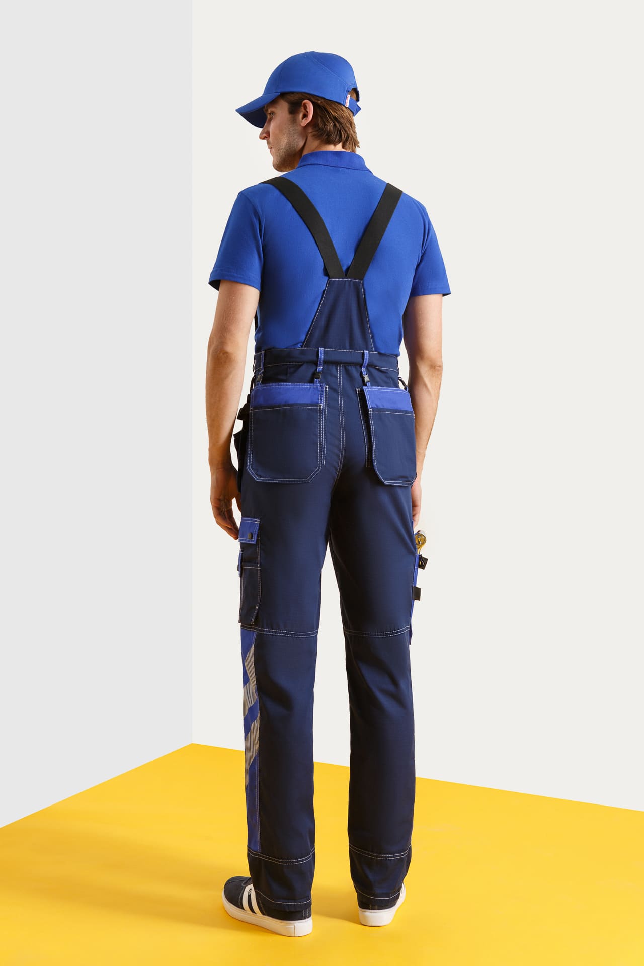 68809 Костюм "Прогресс" темно-синий с васильком  Летняя спецодежда  размер 52-54/182-188  - Вид №10