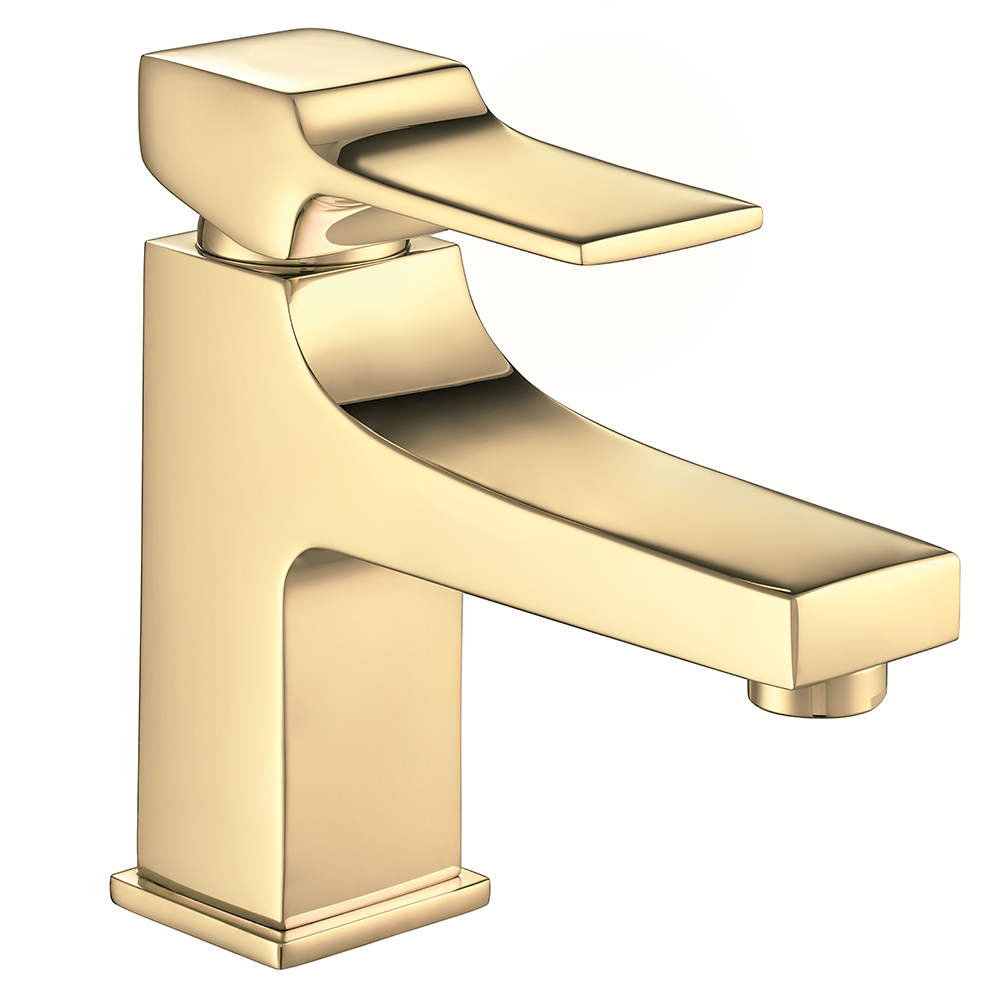 102808892st  Смеситель для раковины Caro - Экономия воды - Золотой вид Eca 