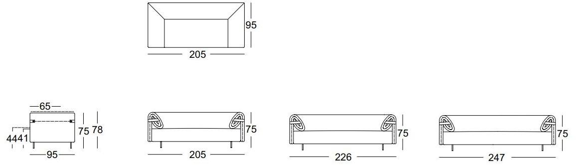 Rolf Benz Кожаный диван sun-id-1415525 - Вид №3