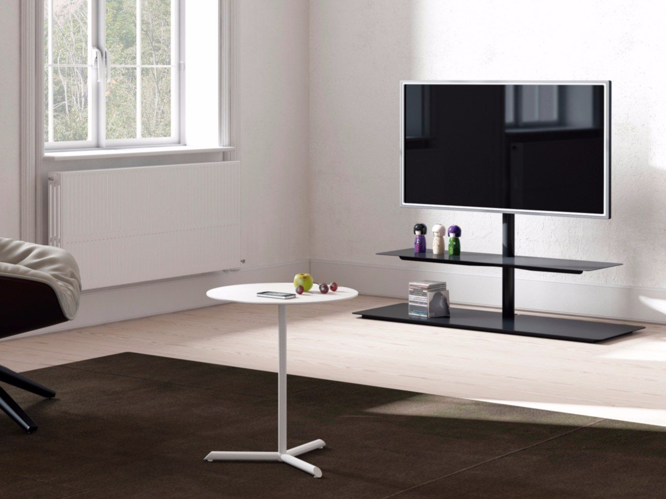 Напольная металлическая подставка для монитора / телевизора Systemtronic SITA ARCH-00020905 - Вид №2