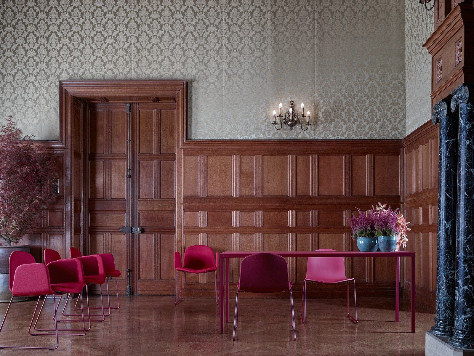 Кожаный стул с подлокотниками ONDARRETA Bob XL ARCH-00057436 - Вид №6