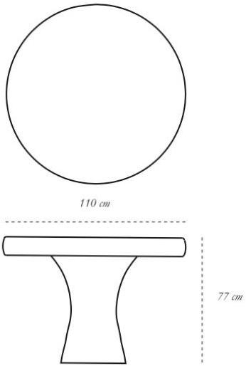 Scarlet Splendour Круглый латунный стол Fools' gold sun-id-1490594 - Вид №2