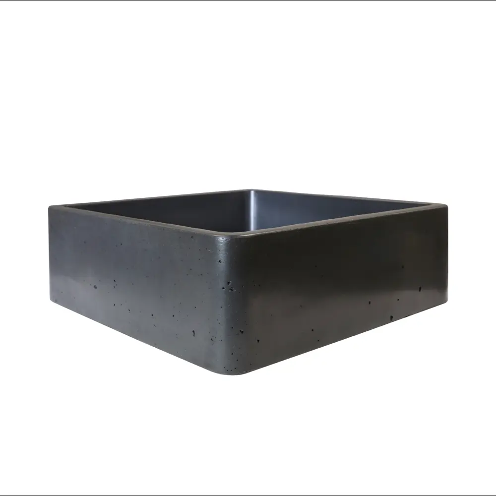Раковина Square накладная 36x36 см цвет черный матовый 89349569 STLM-2146871 Santreyd - Вид №2