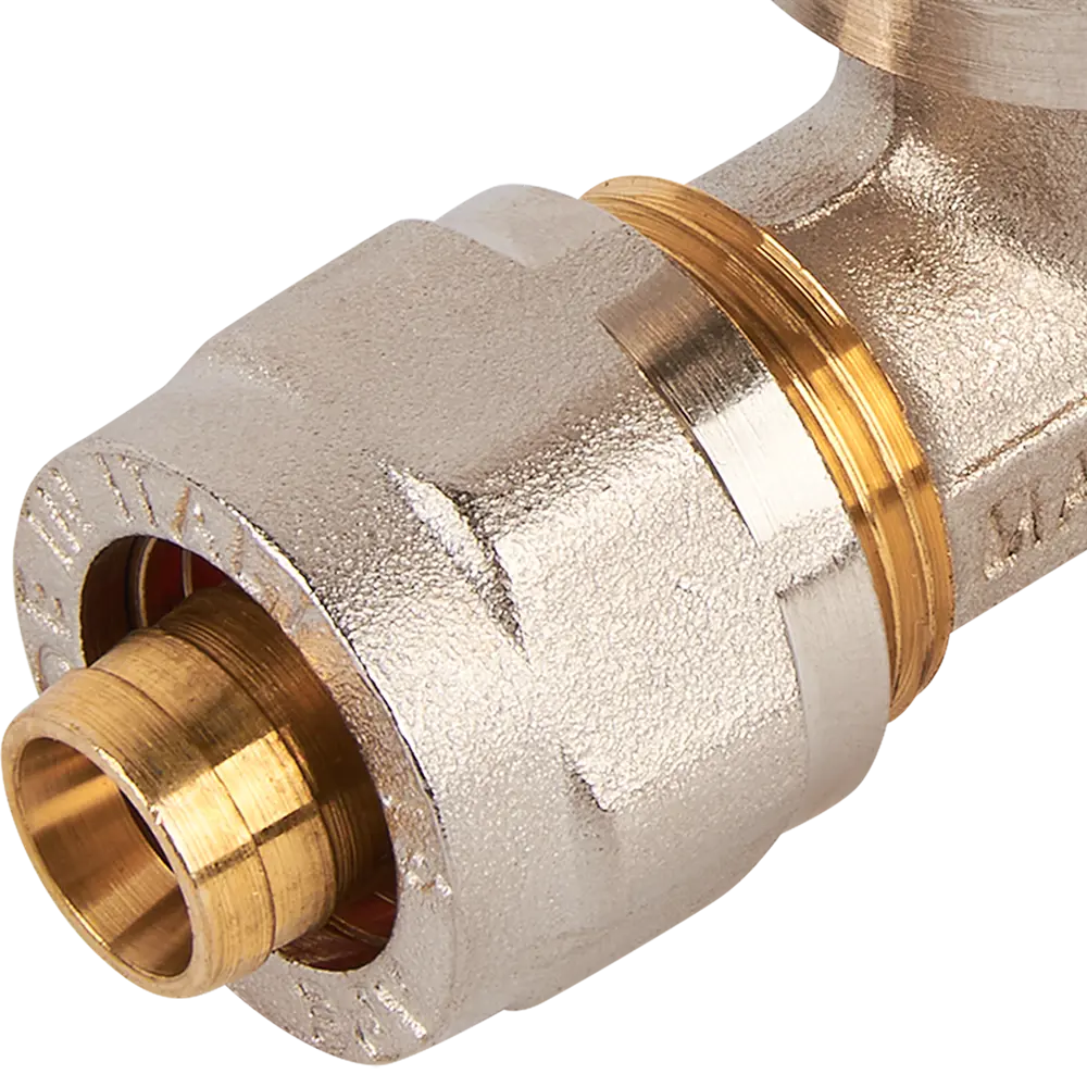 Тройник-переходник STOUT для металлопластиковых труб 16 мм 82306091 STLM-0024308 - Вид №2