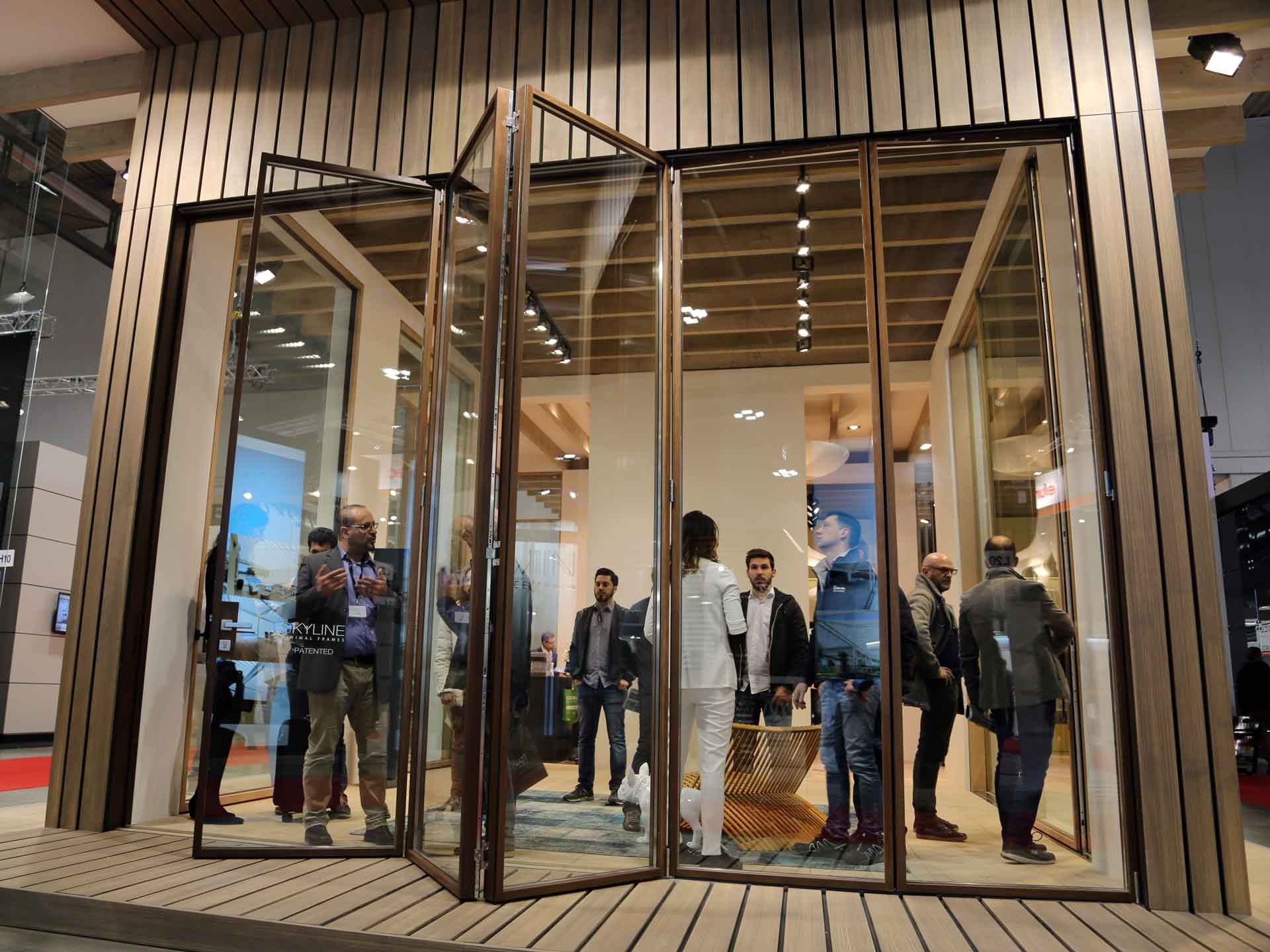 Деревянная книжная оконная дверь Carminati Skyline System ARCH-00117572 - Вид №2