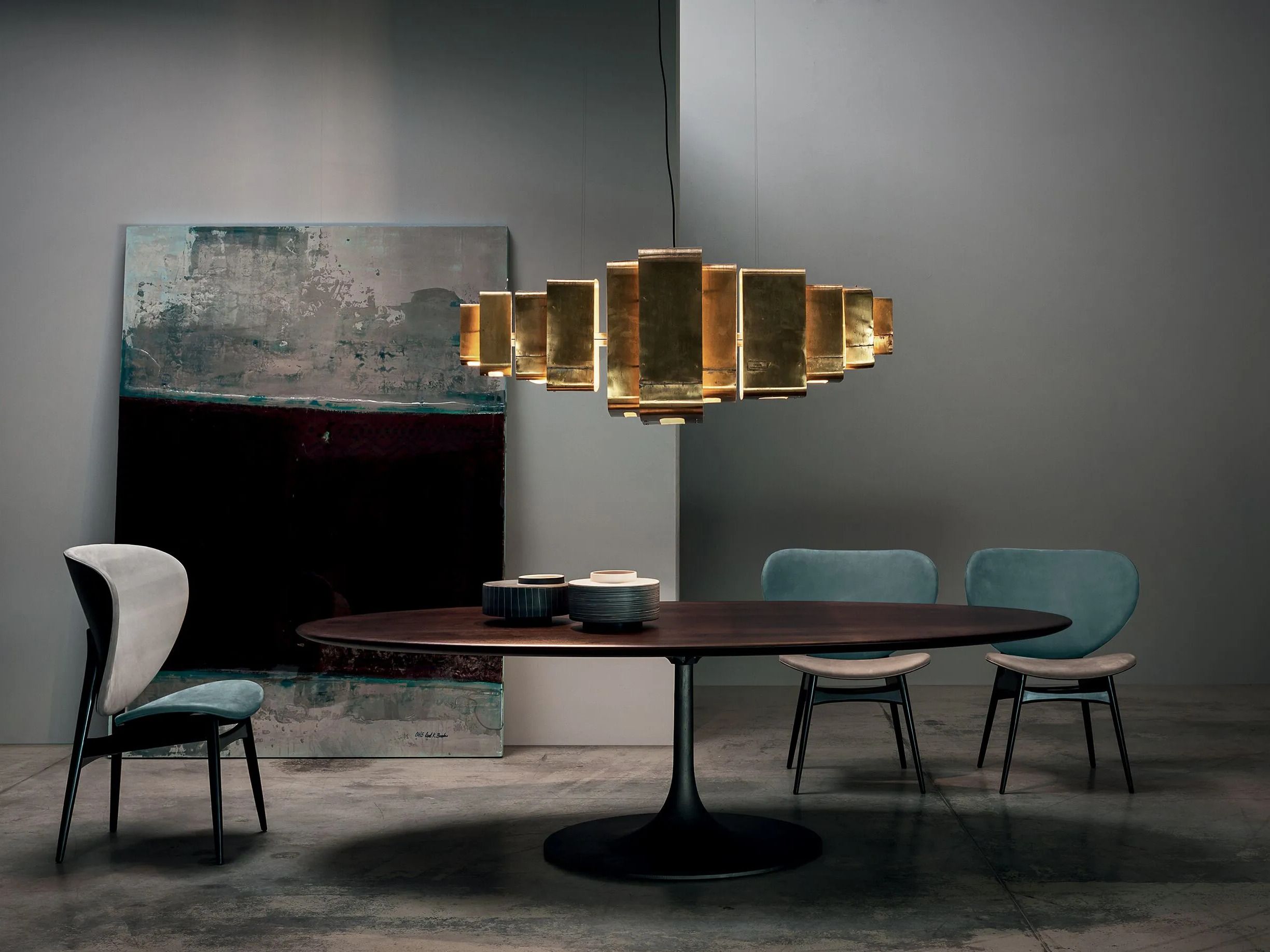 Овальный стол из массива дерева Baxter Bourgeois ARCH-00047525 - Вид №1