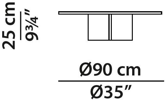 BAXTER Круглый журнальный столик из мрамора sun-id-1377129 - Вид №6