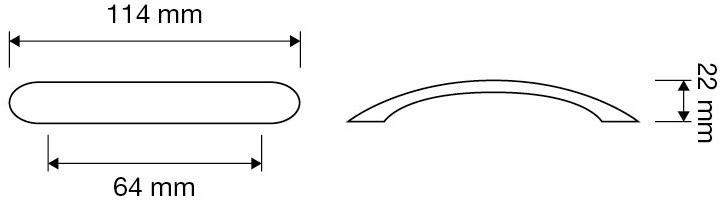 LINEA CALI' Мебельная ручка из латуни в стиле либерти Vintage 1278mb000/64/96/128 - Вид №2