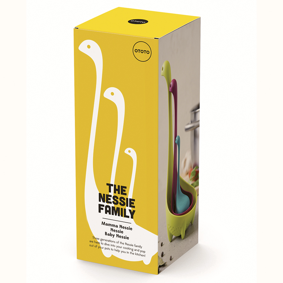 OT841 Набор кухонных инструментов , nessie family, 3 шт. OTOTO  - Вид №5