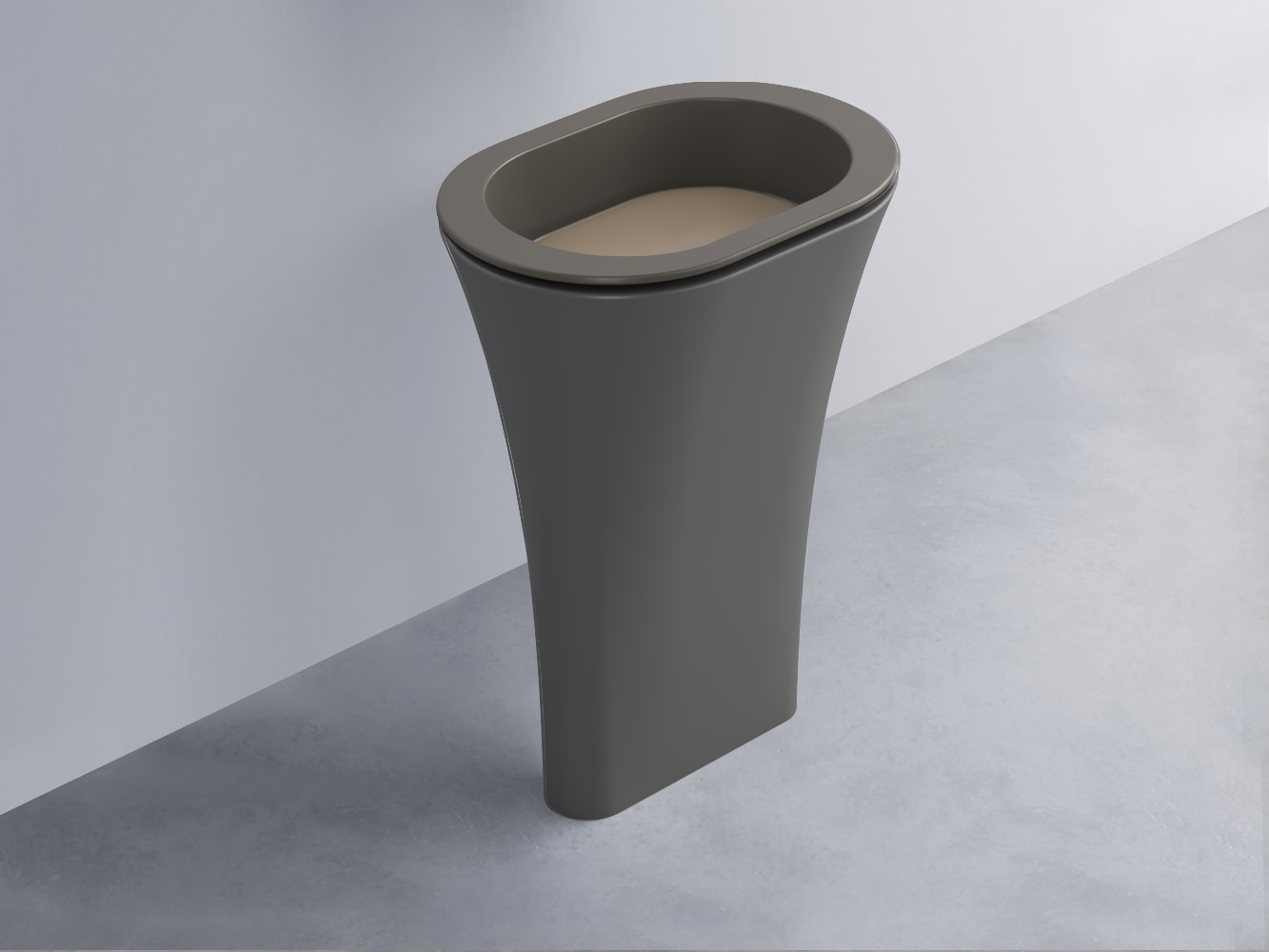 AMLA65-FN+AMPILO-AN+AMCOLO-CM Раковина Amedeo Ovale отдельностоящая cielo Enjoy + Amedeo Ceramica Cielo