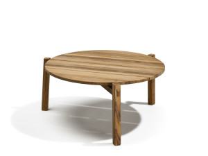 Круглый стол из тикового дерева