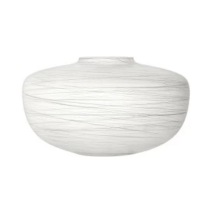 Ваза стеклянная белая 17,5 см Boulder LSA INTERNATIONAL ДИЗАЙНЕРСКИЕ 00-3894918 Белый