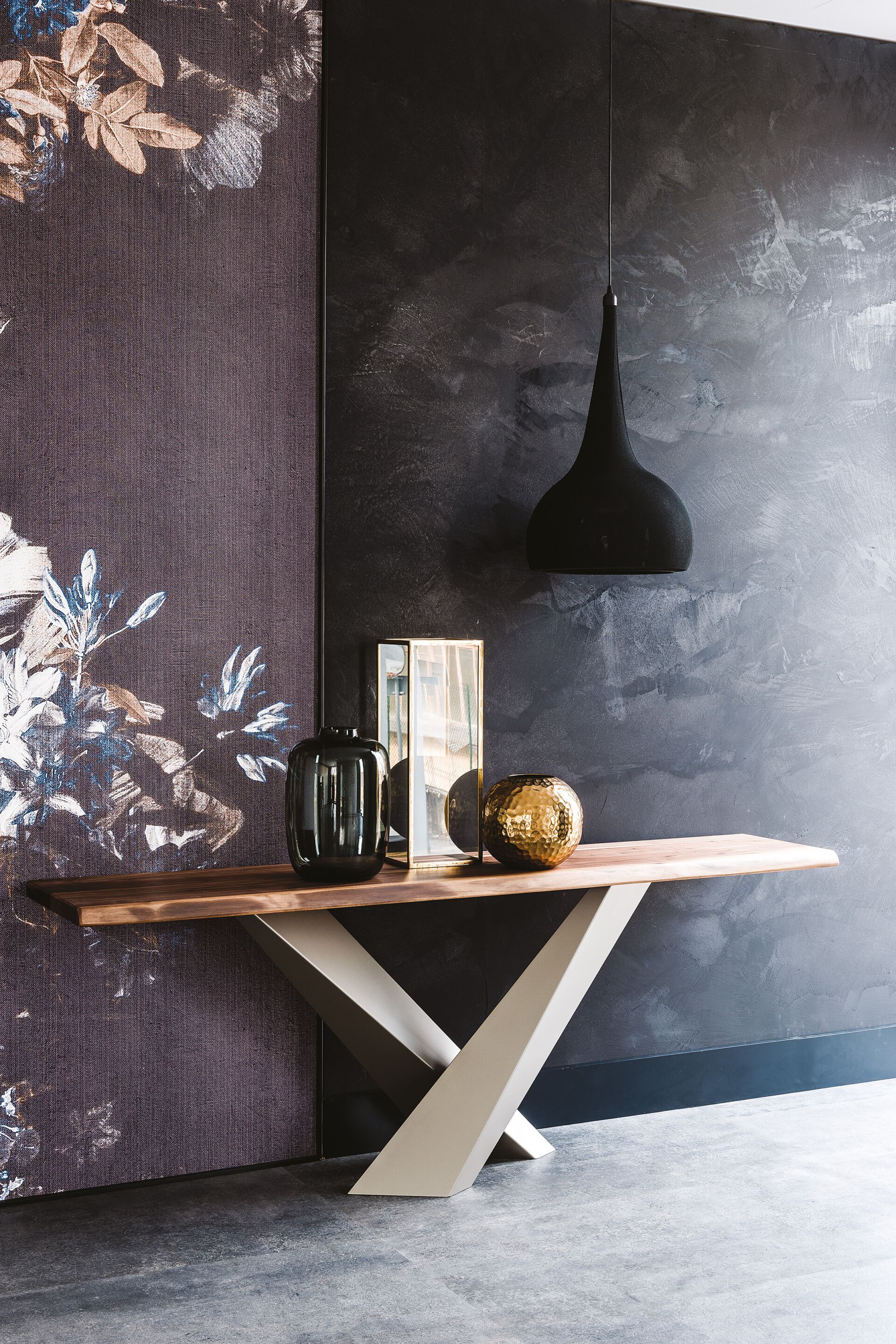 Прямоугольная консоль из стали и дерева Cattelan italia Stratos ARCH-00023194 - Вид №3