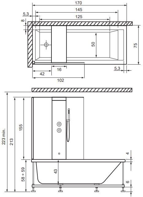 Gruppo Geromin Джакузи с душем Era sun-id-1477023 - Вид №5