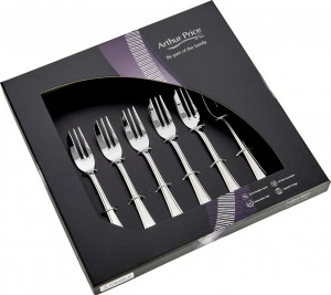 10643748 Arthur Price Набор вилок десертных Arthur Price "Грейшн", 6шт, п/к Сталь нержавеющая
