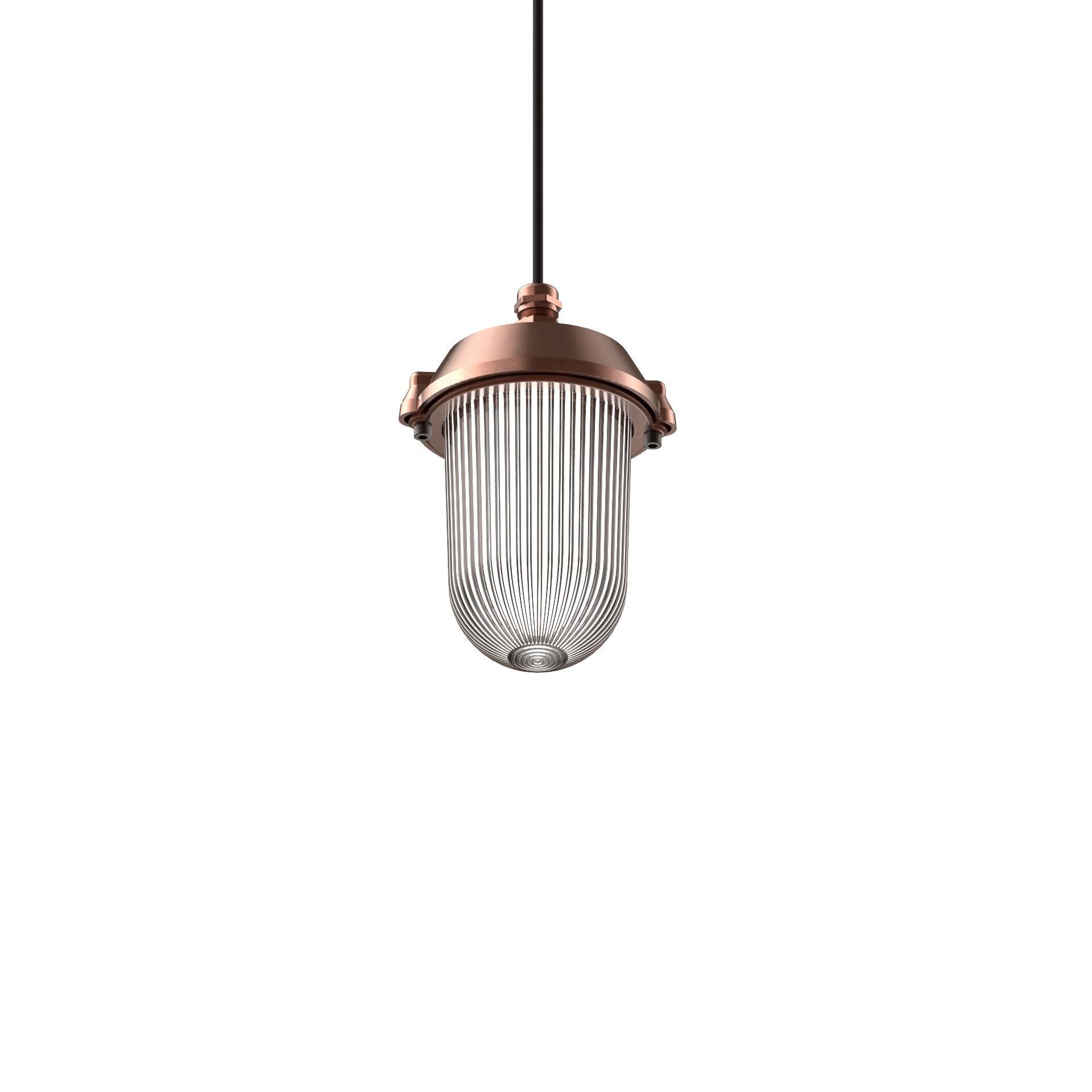 Медный алюминиевый подвесной светильник Genuit медь ARCH-00017253 - Вид №2
