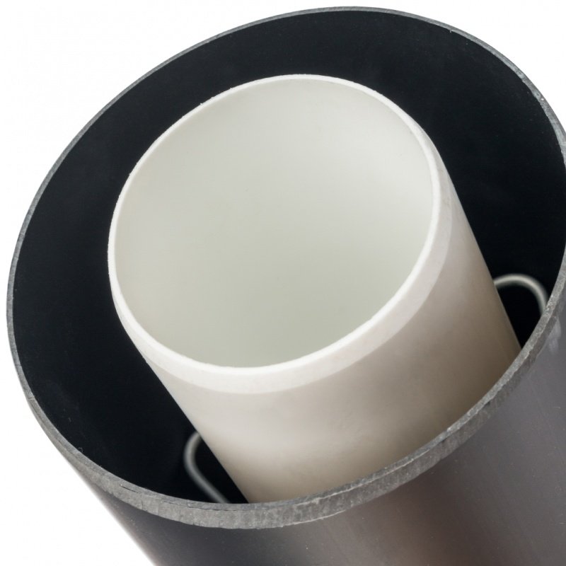 Вертикальный дымоход с оконечником STOUT 60/100  для конденсационных котлов SCA8610010111 - Вид №1