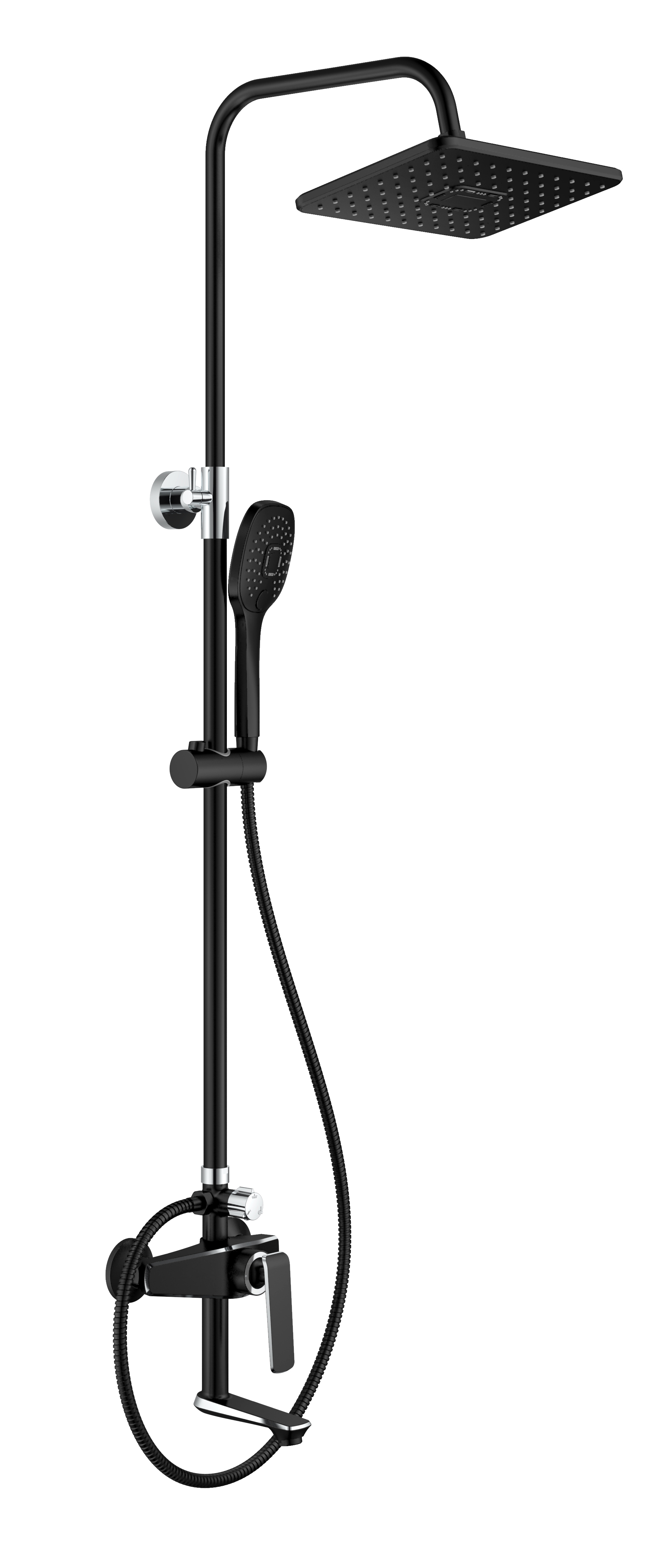 HB24548-7 Душевая система , черный Haiba  - Вид №1