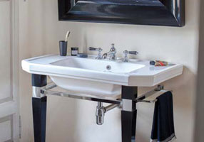 GH100612 Подвесная раковина настенная овальная Gentry Home  - Вид №1